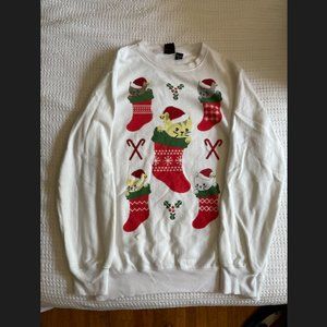 Cat Holiday Sweater (Sweatshirt) - XL.